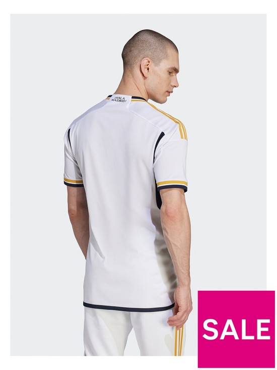 back image of adidas-real-madrid-mens-2223-home-stadium-replica-shirt-white