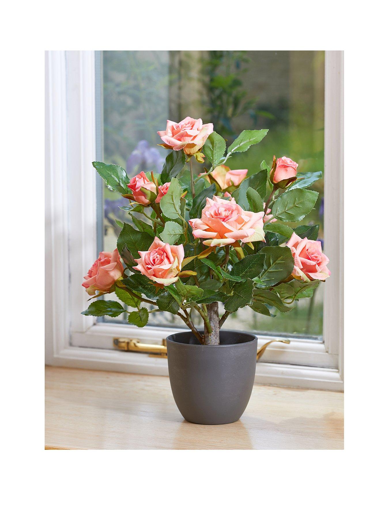 Product photograph of Faux D Cor By Smart Garden Products Regent S Rose - 40cm from very.co.uk