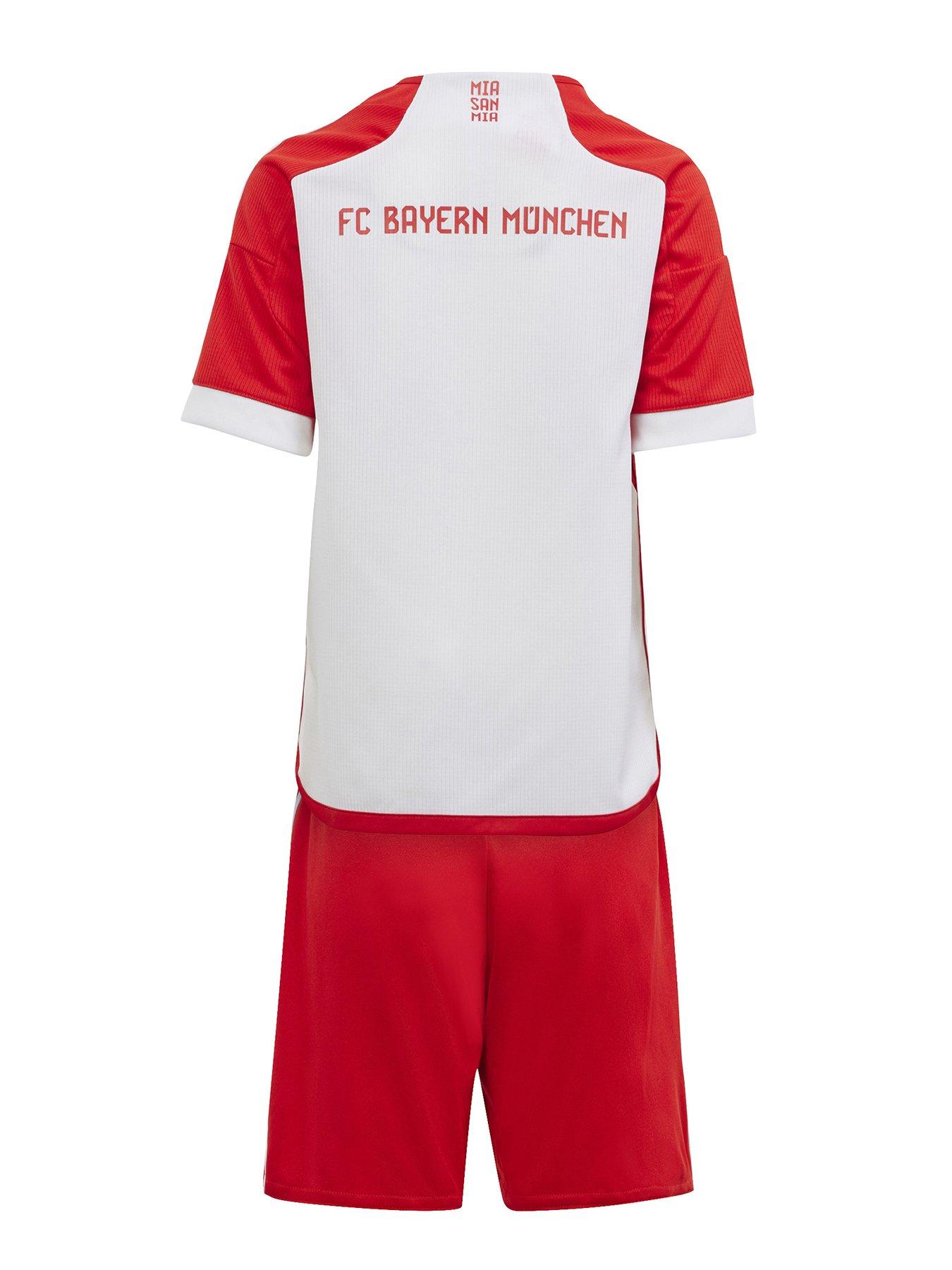 adidas Bayern Mini Kit 23/24 Home Full Kit - Red