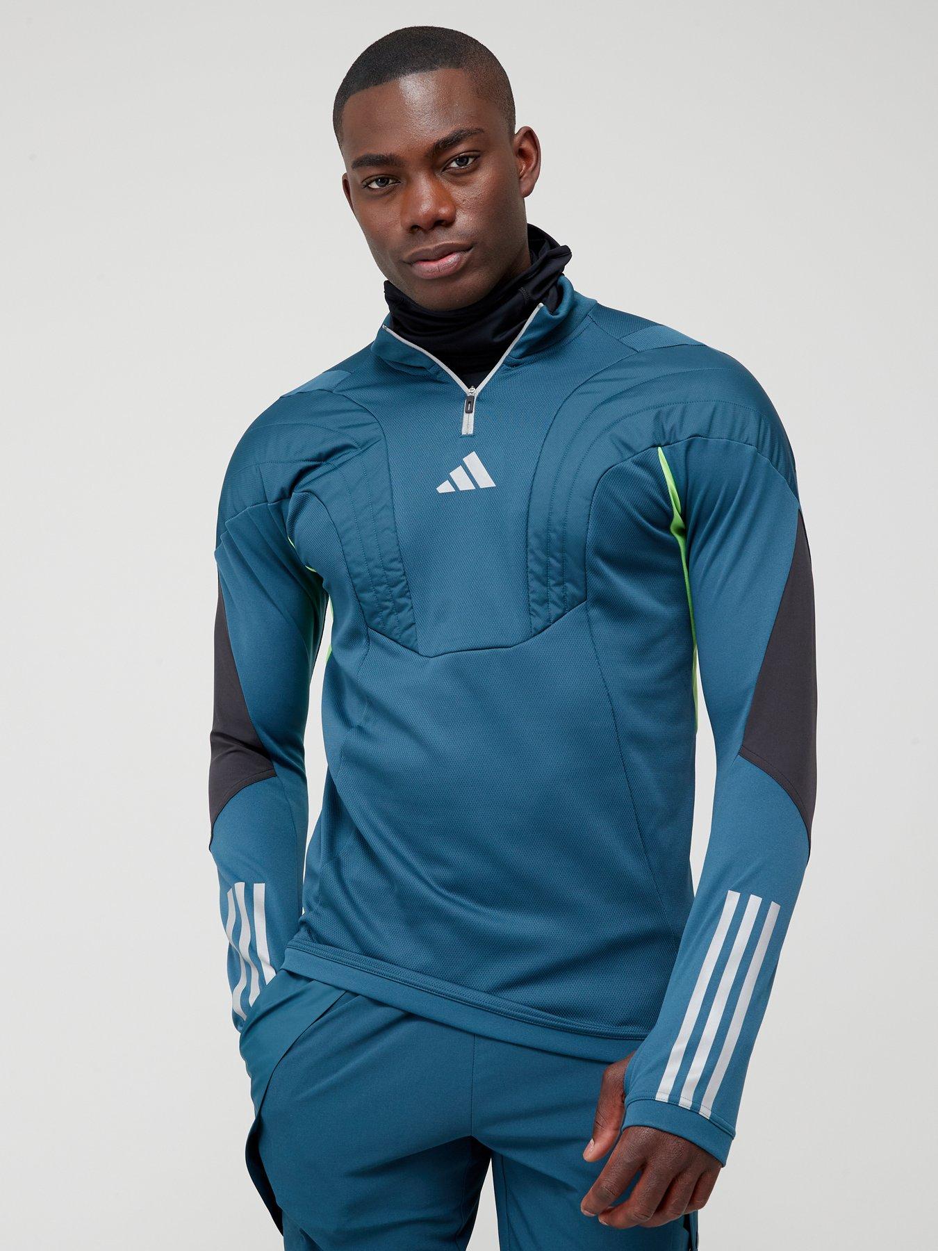 adidas Tiro 23 Club Winterized Track Jacket - Navy Blue & White |  Evangelista Sports