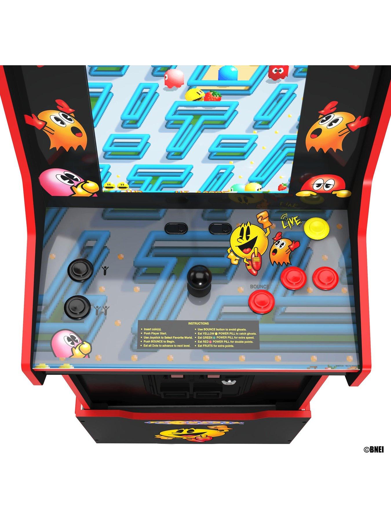 Image 6 of 8 of Arcade 1Up Pac-Mania 14-in-1 Wifi Legacy Arcade Machine