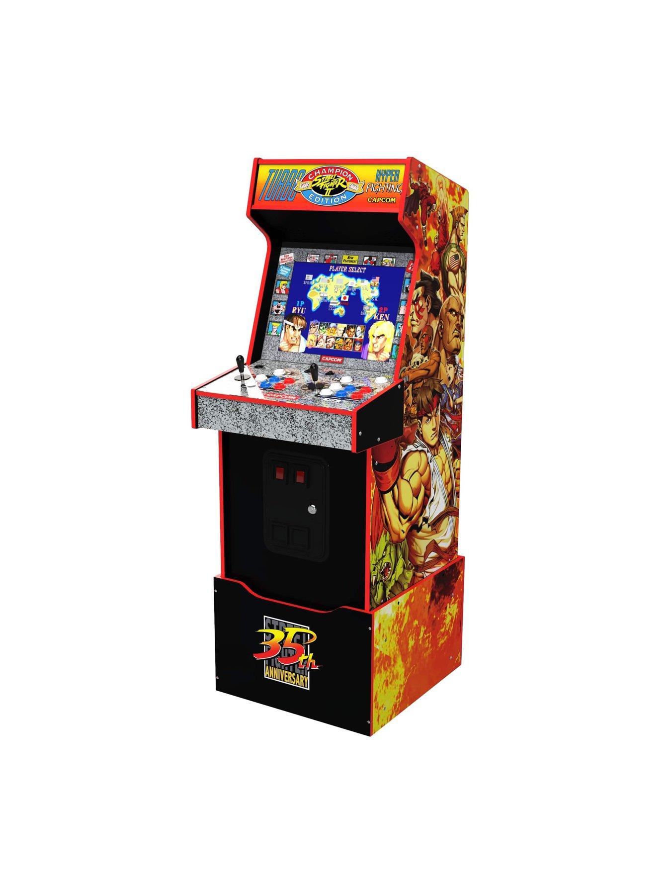 Product photograph of Arcade 1up Turbo Street Fighter 14-in-1 Wifi Legacy Arcade Machine from very.co.uk