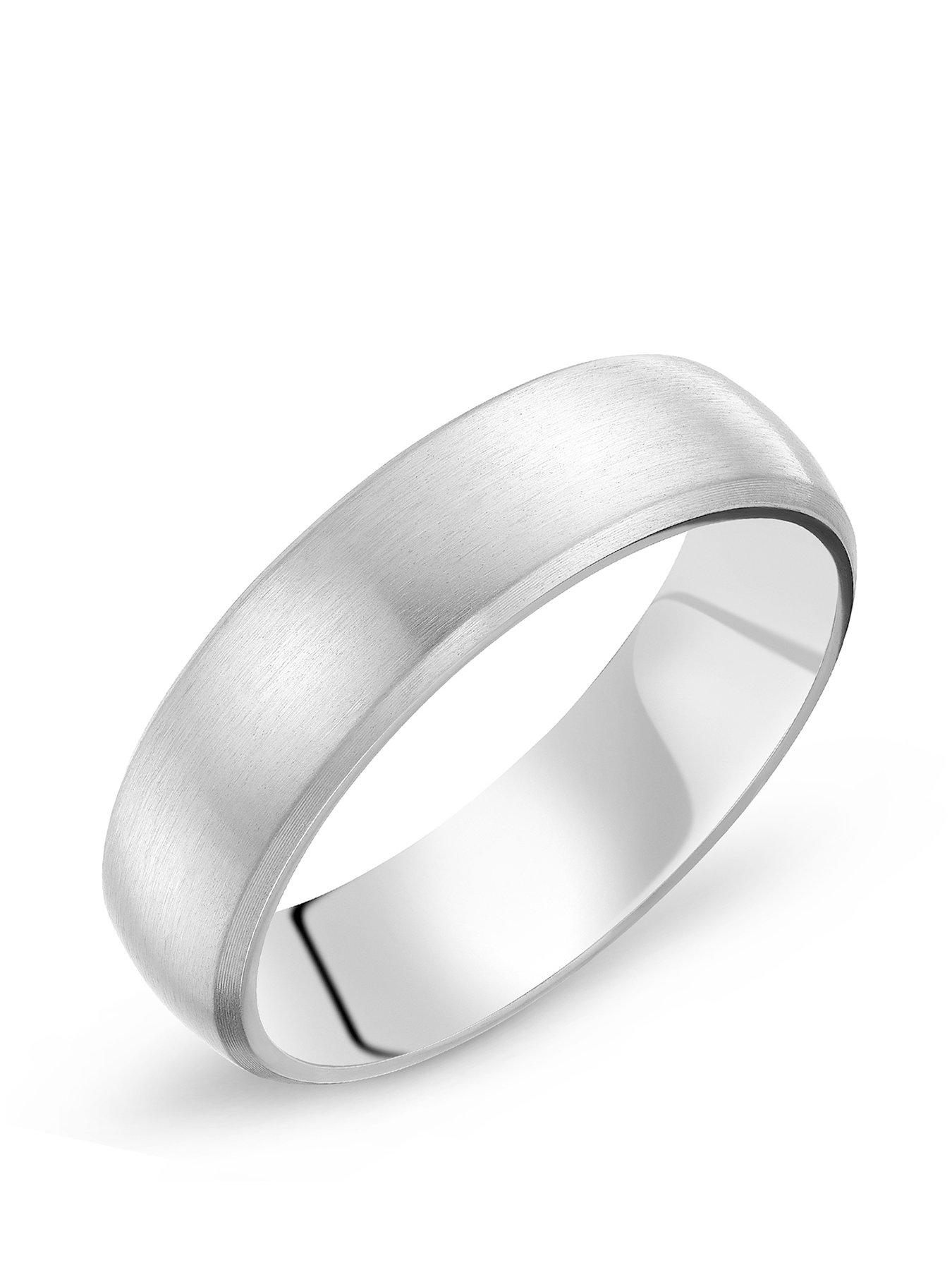 Beaverbrooks Titanium Brushed Men's Ring