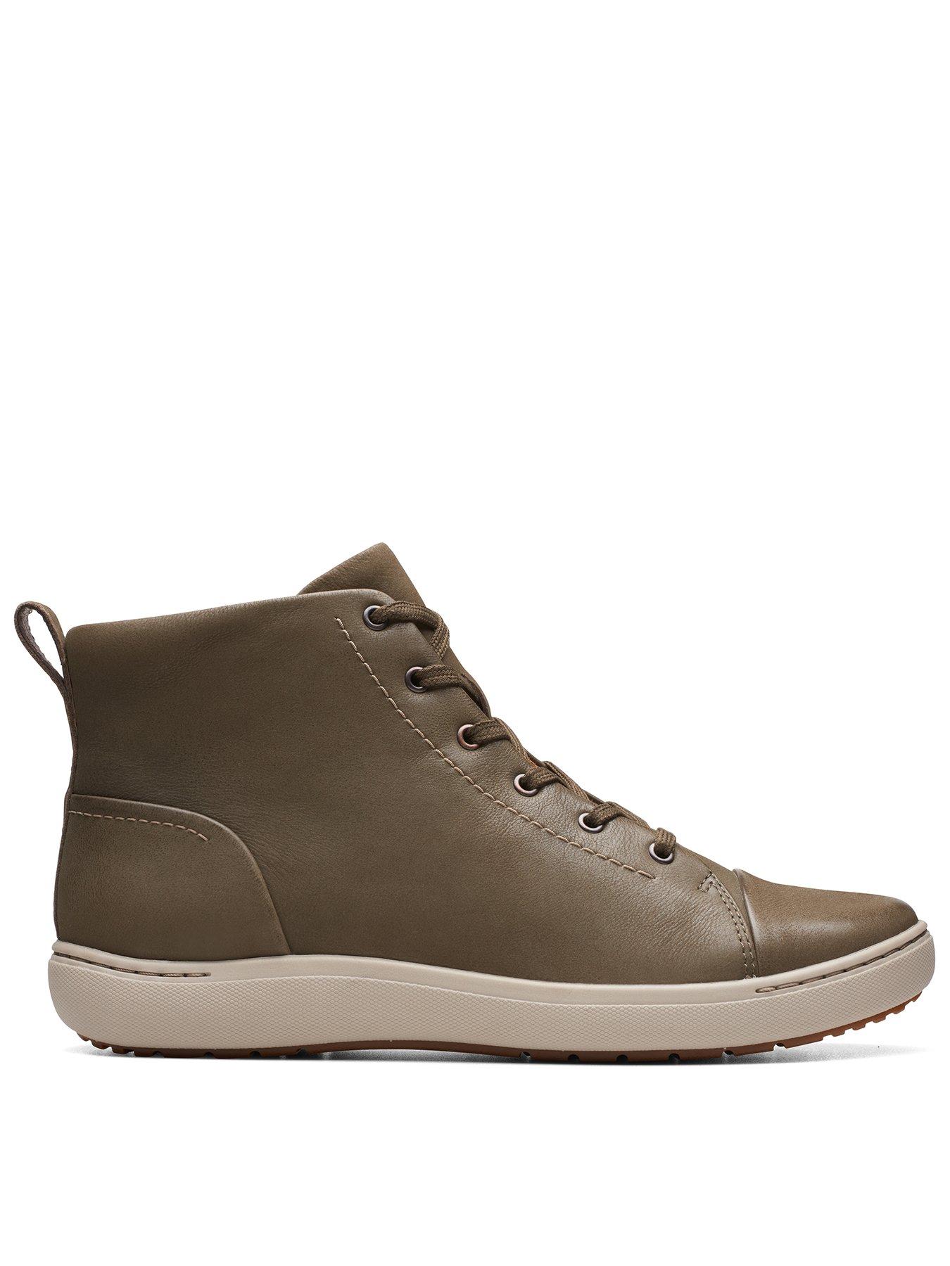 Nalle Vine Wide Fit Boots Dark Olive Lea