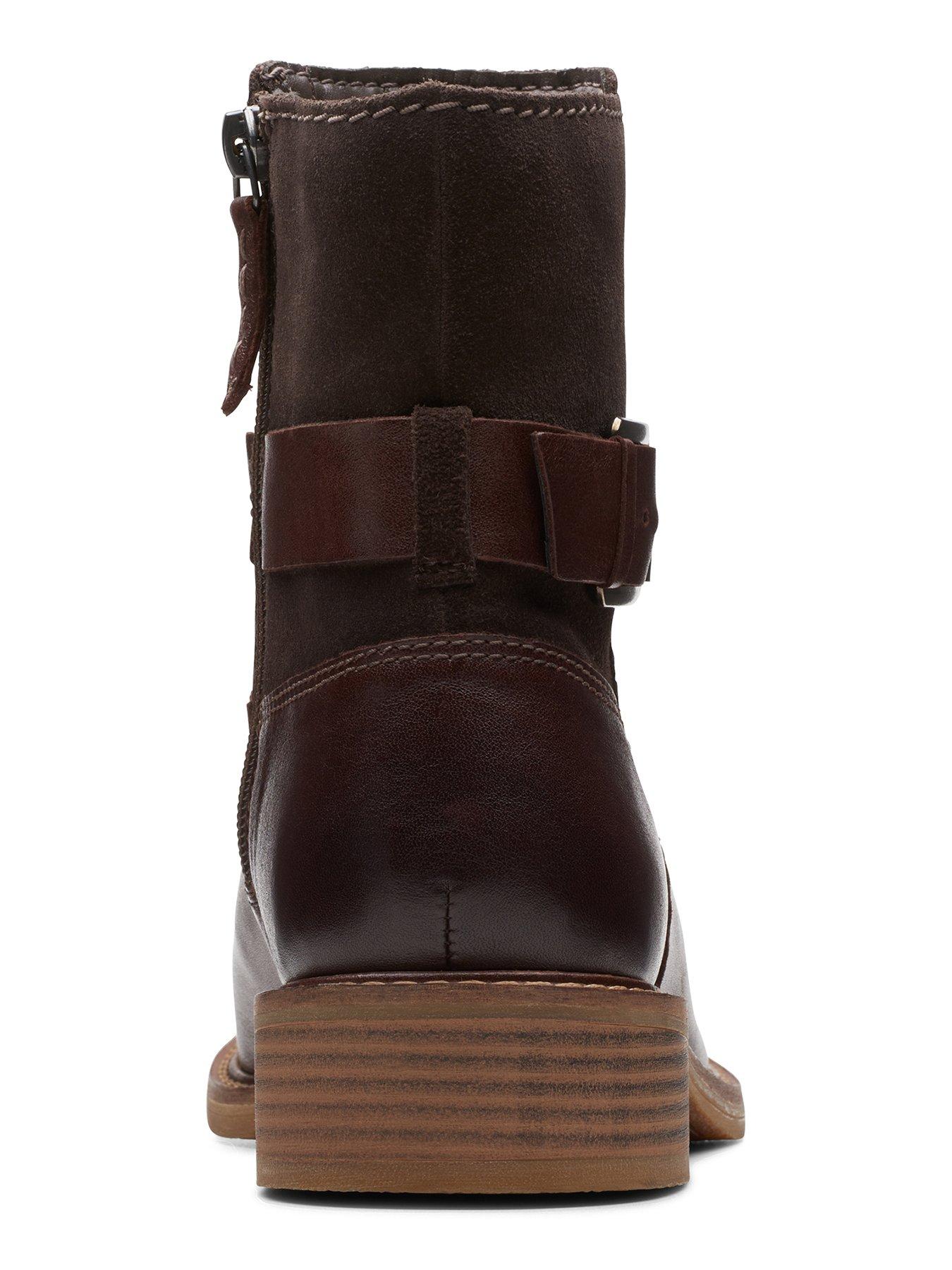 Ruban shearling store biker boot