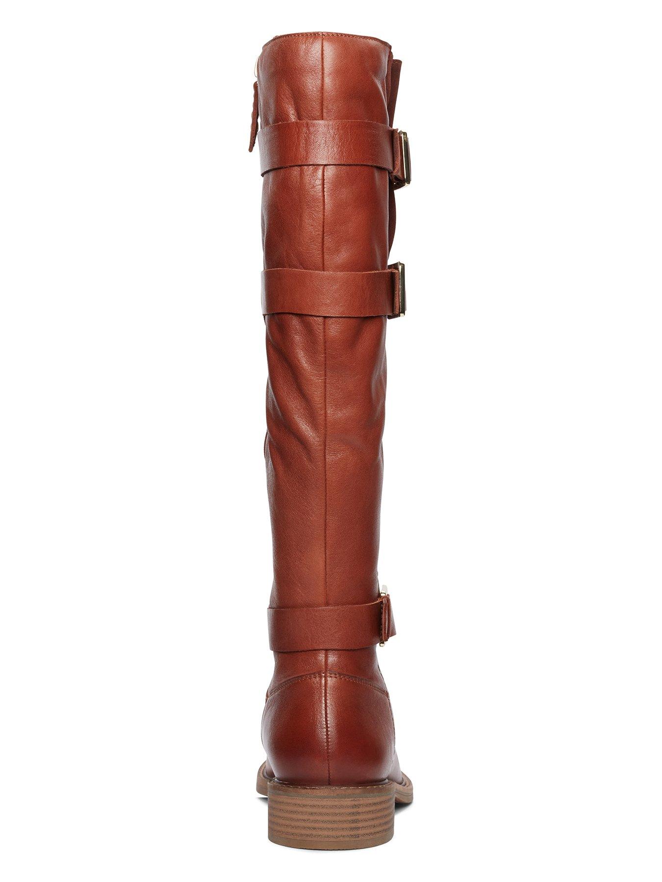 Clarks tan leather knee high outlet boots