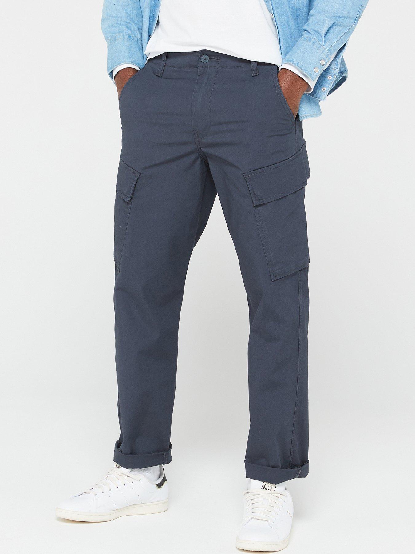 Levi's XX Tapered Cargo Trousers - Blue | very.co.uk