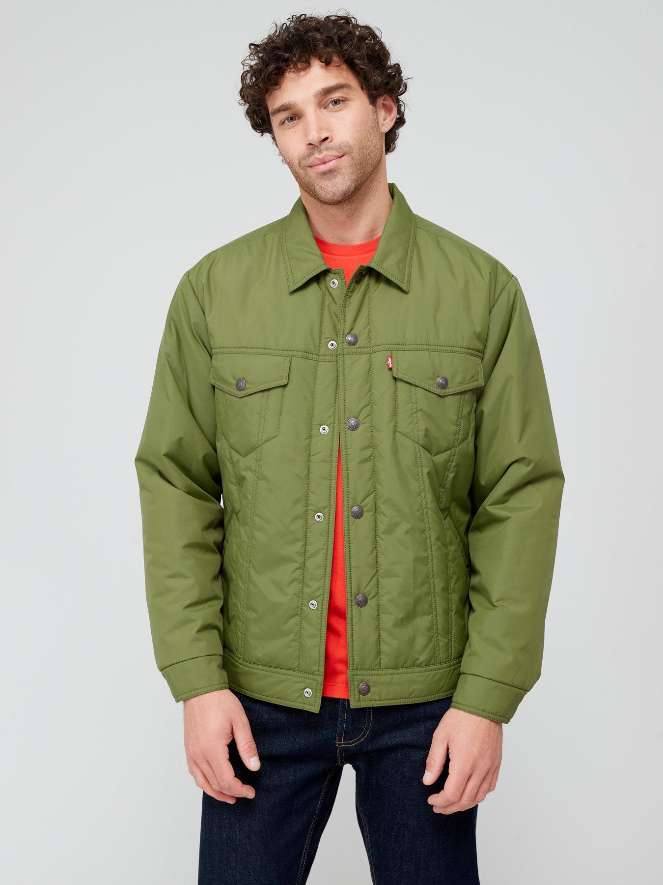 Levi's cord sherpa coach deals jacket in green