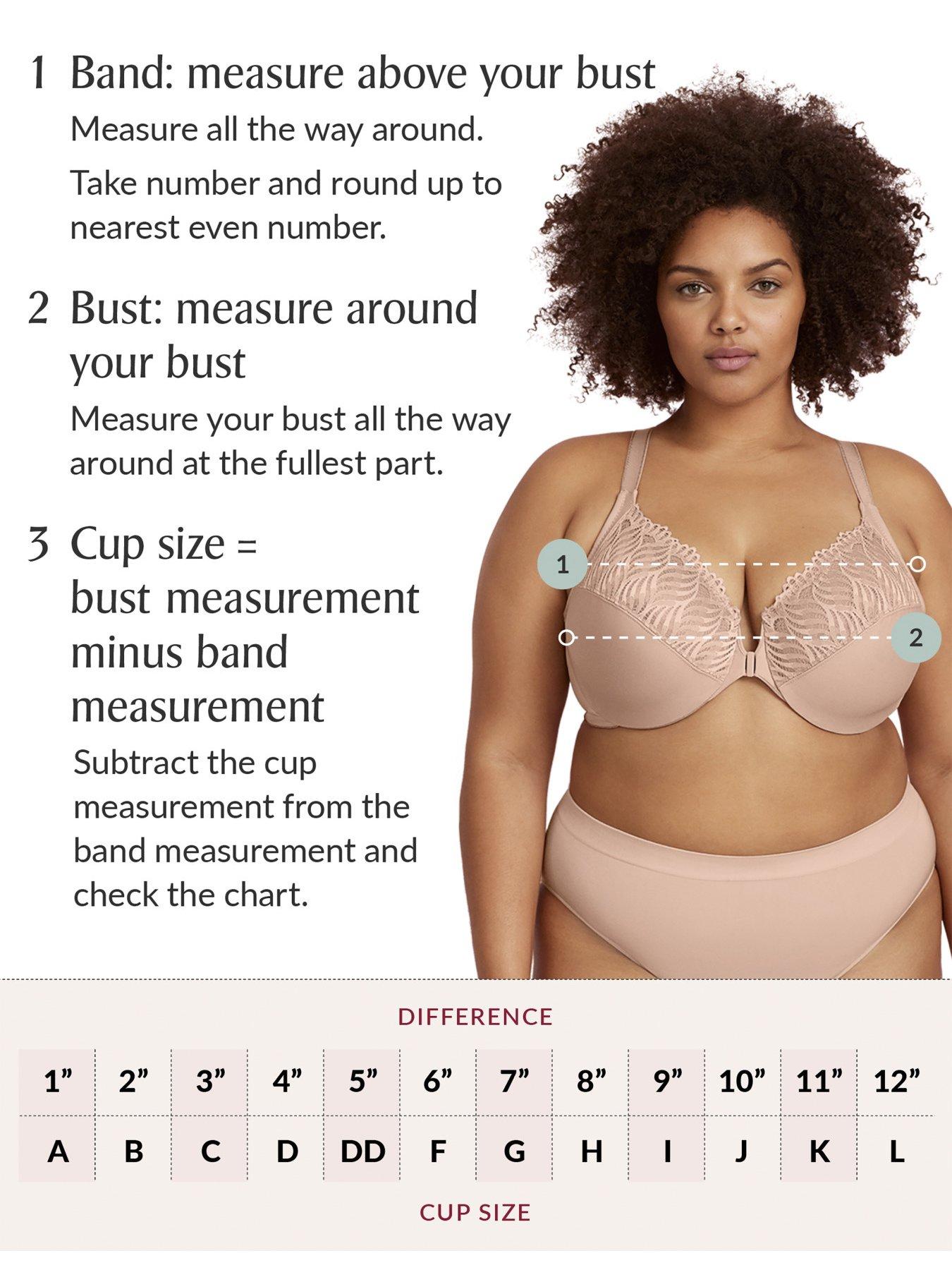 Image 4 of 6 of Glamorise Front Close Posture Back Bra - Black