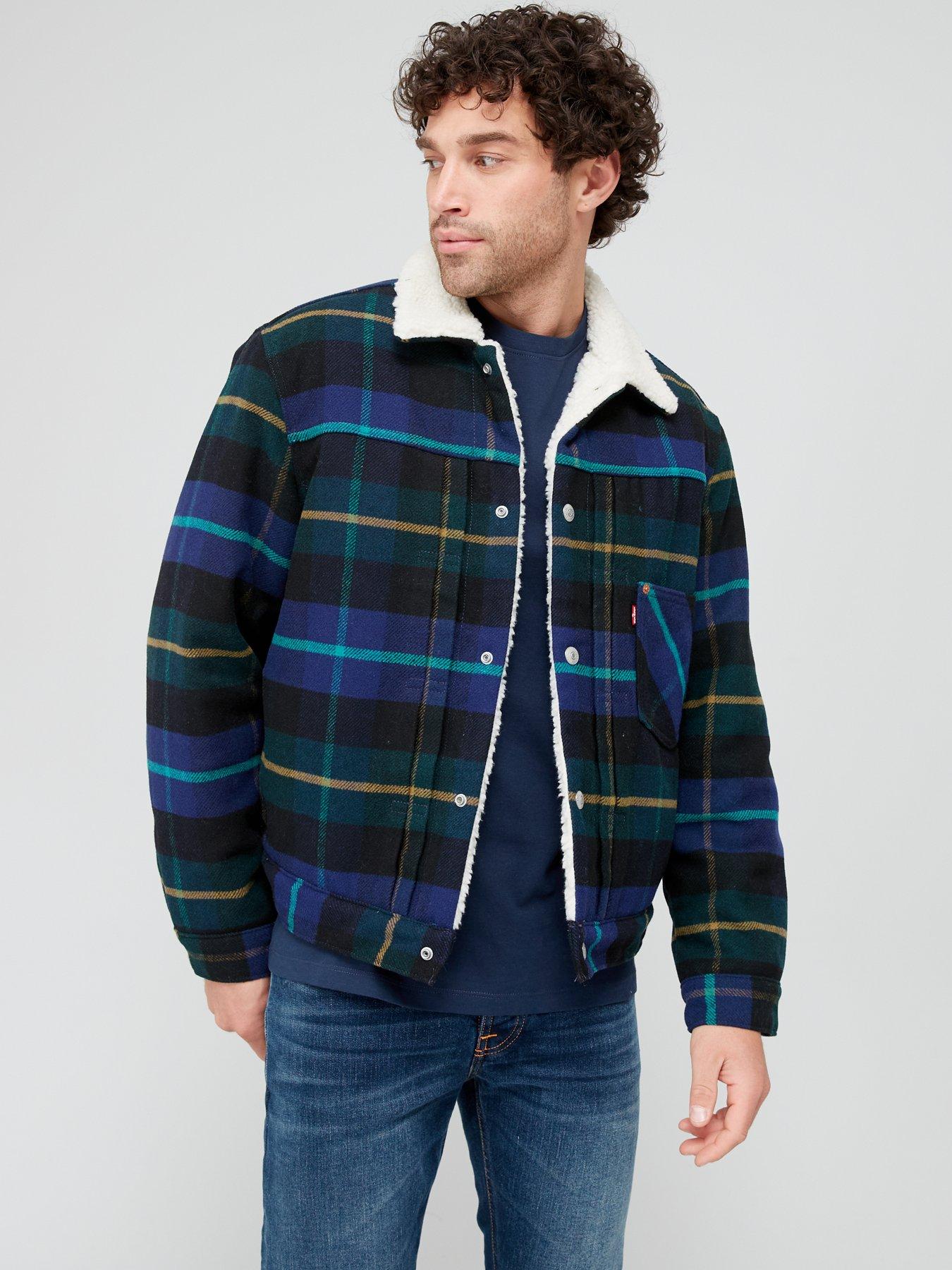 Levis sherpa cheap blue