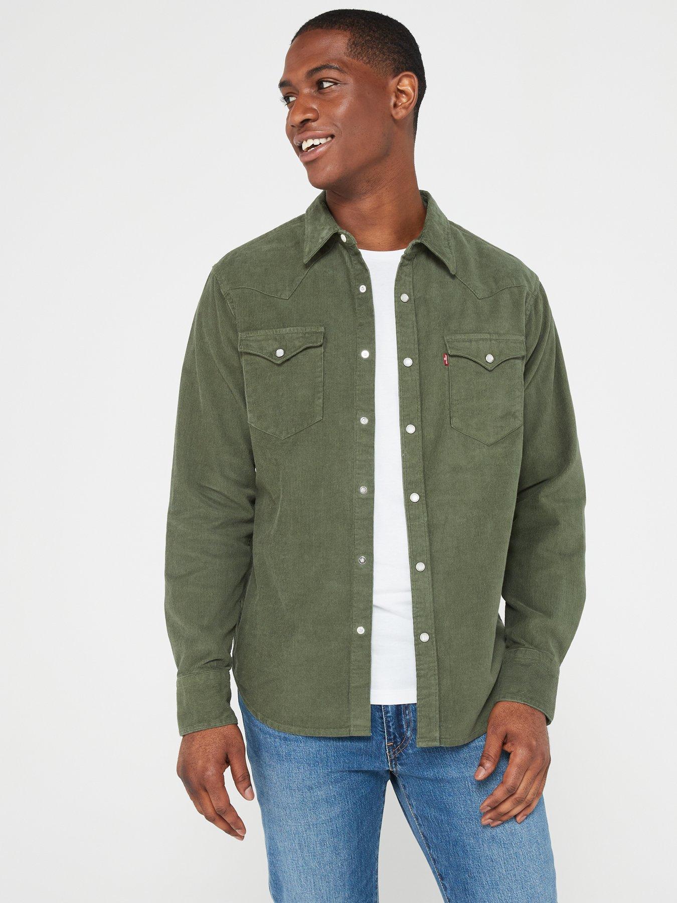 Levi's corduroy hot sale western shirt