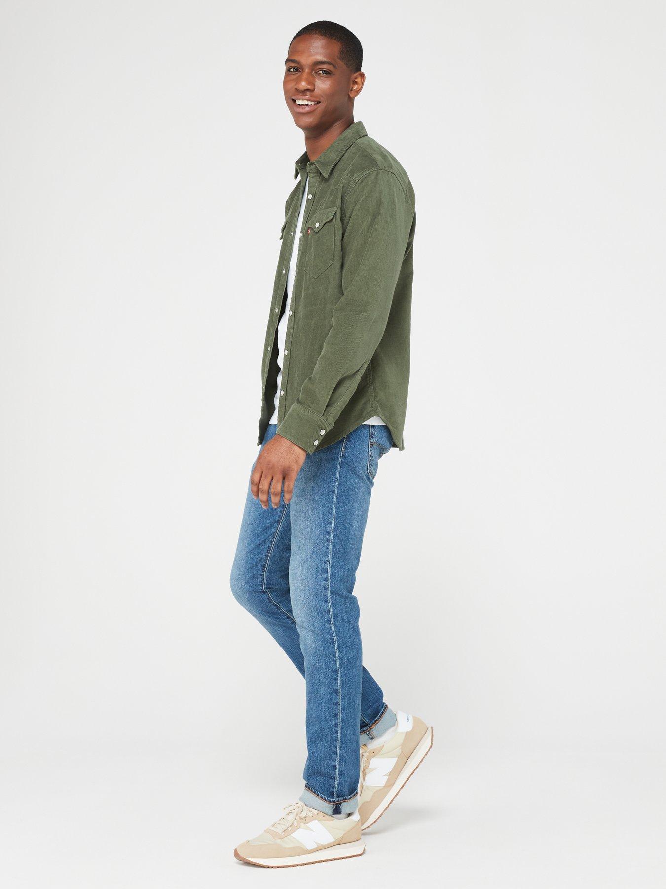 Levi's barstow store western corduroy shirt