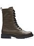  image of clarks-orinoco2-style-boots-dark-olive-lea