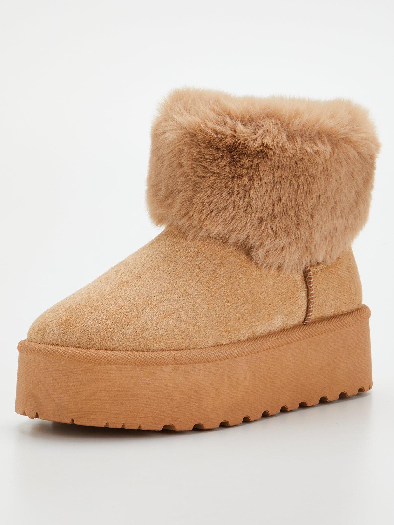 Fur boots for on sale sale