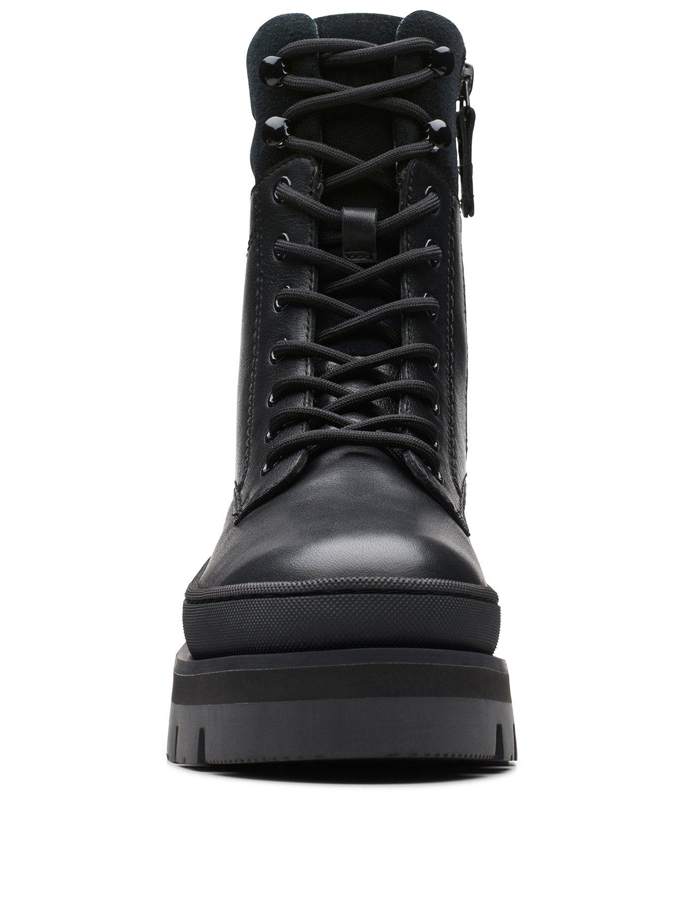 Clarks hot sale combat boots