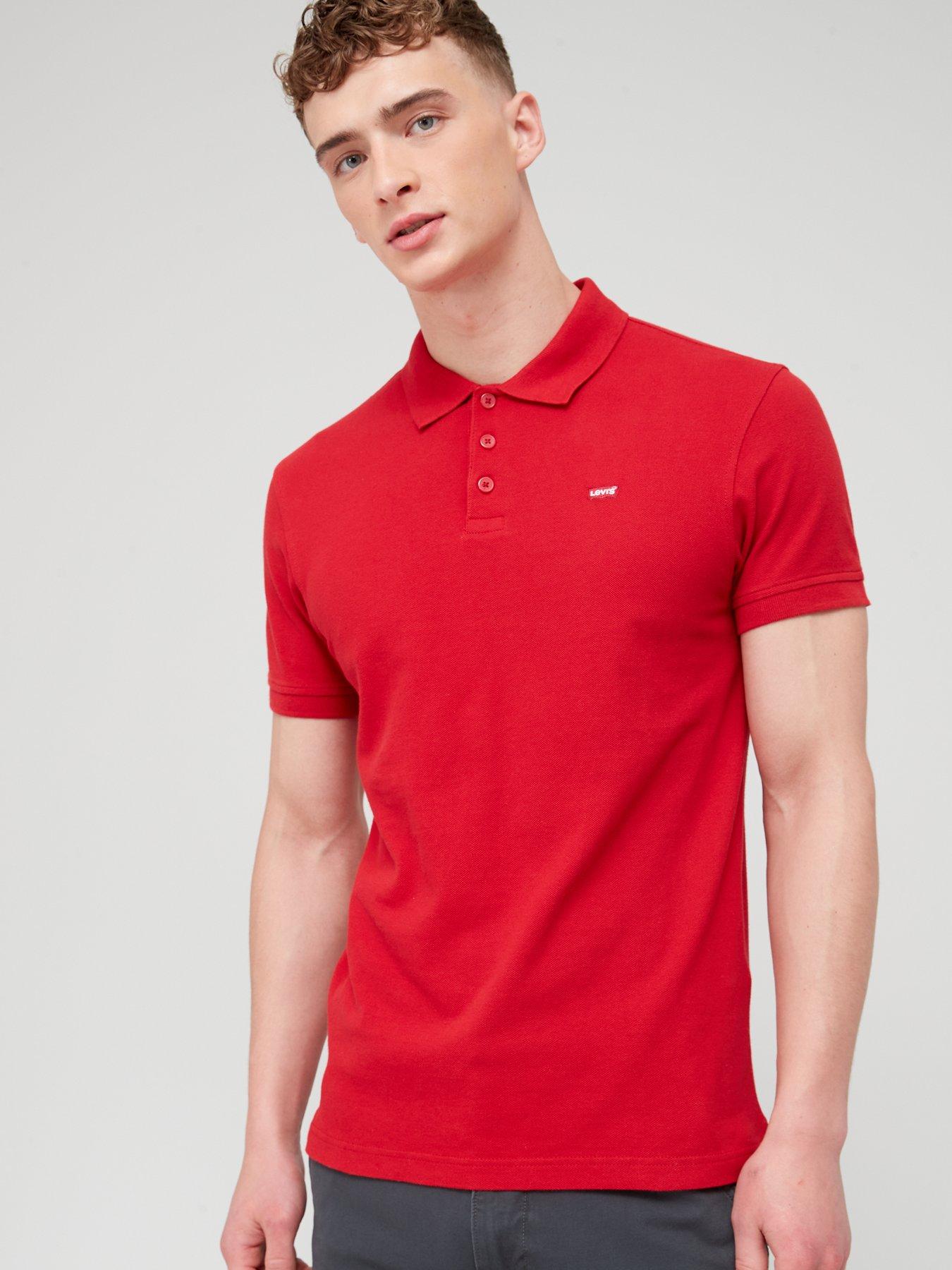 Housemark Logo Polo Shirt Red