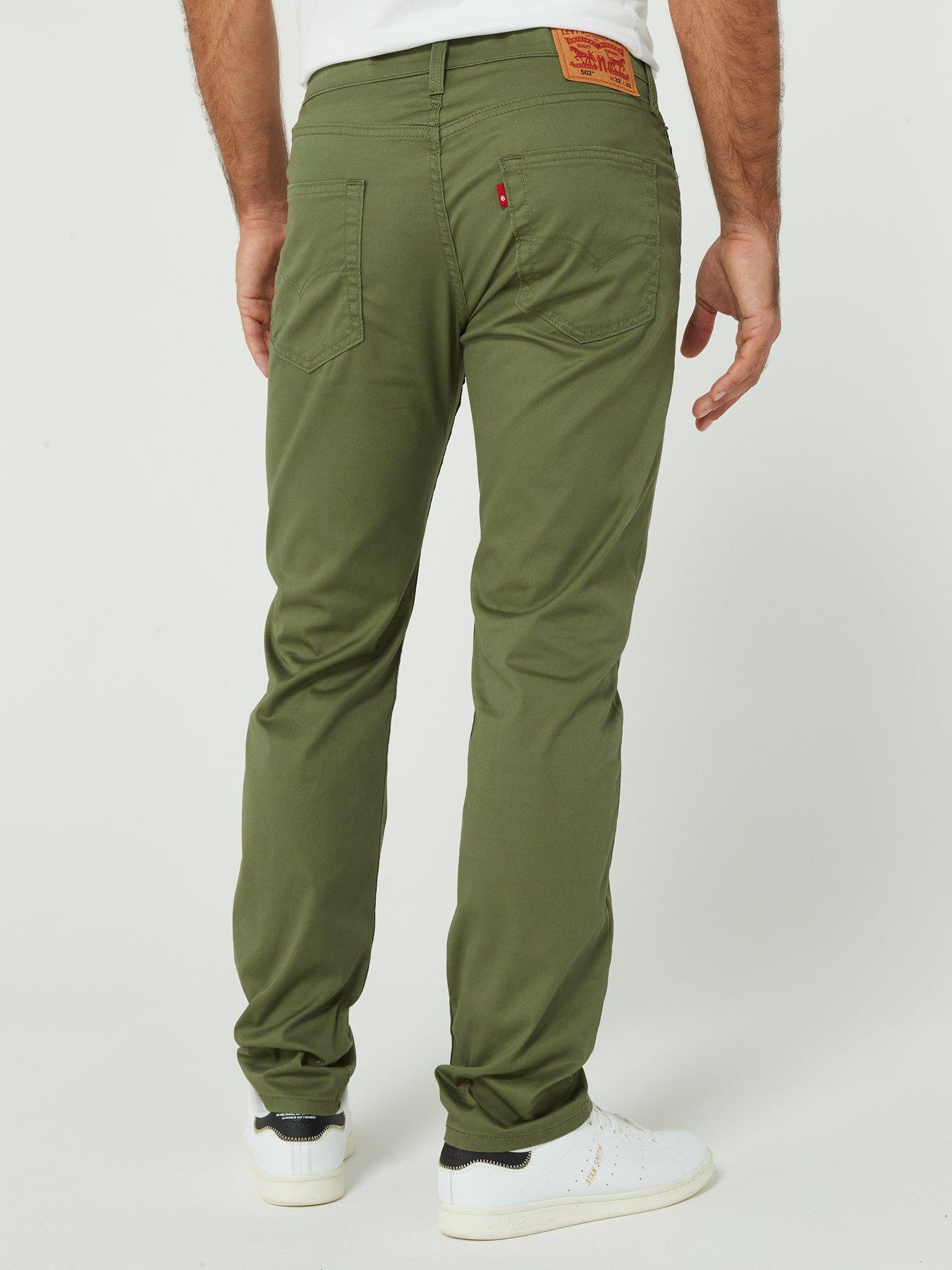 Levi's olive green clearance jeans