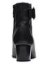  image of clarks-loken-zip-wp-boots-black-leather