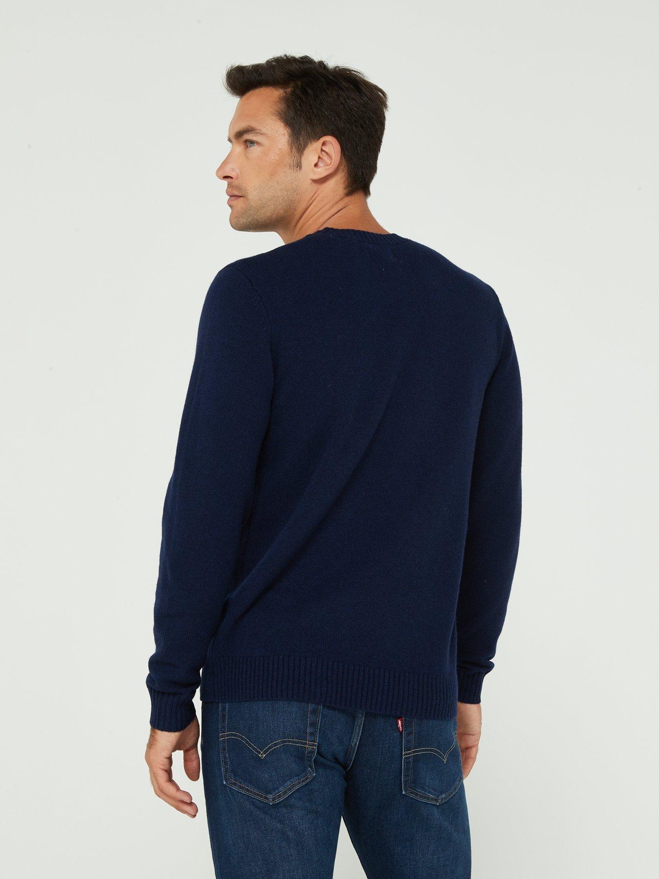 Levis Original Housemark Logo Jumper Navy