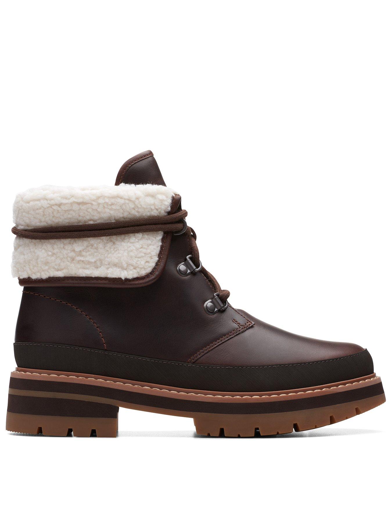 Ladies winter cheap boots clarks