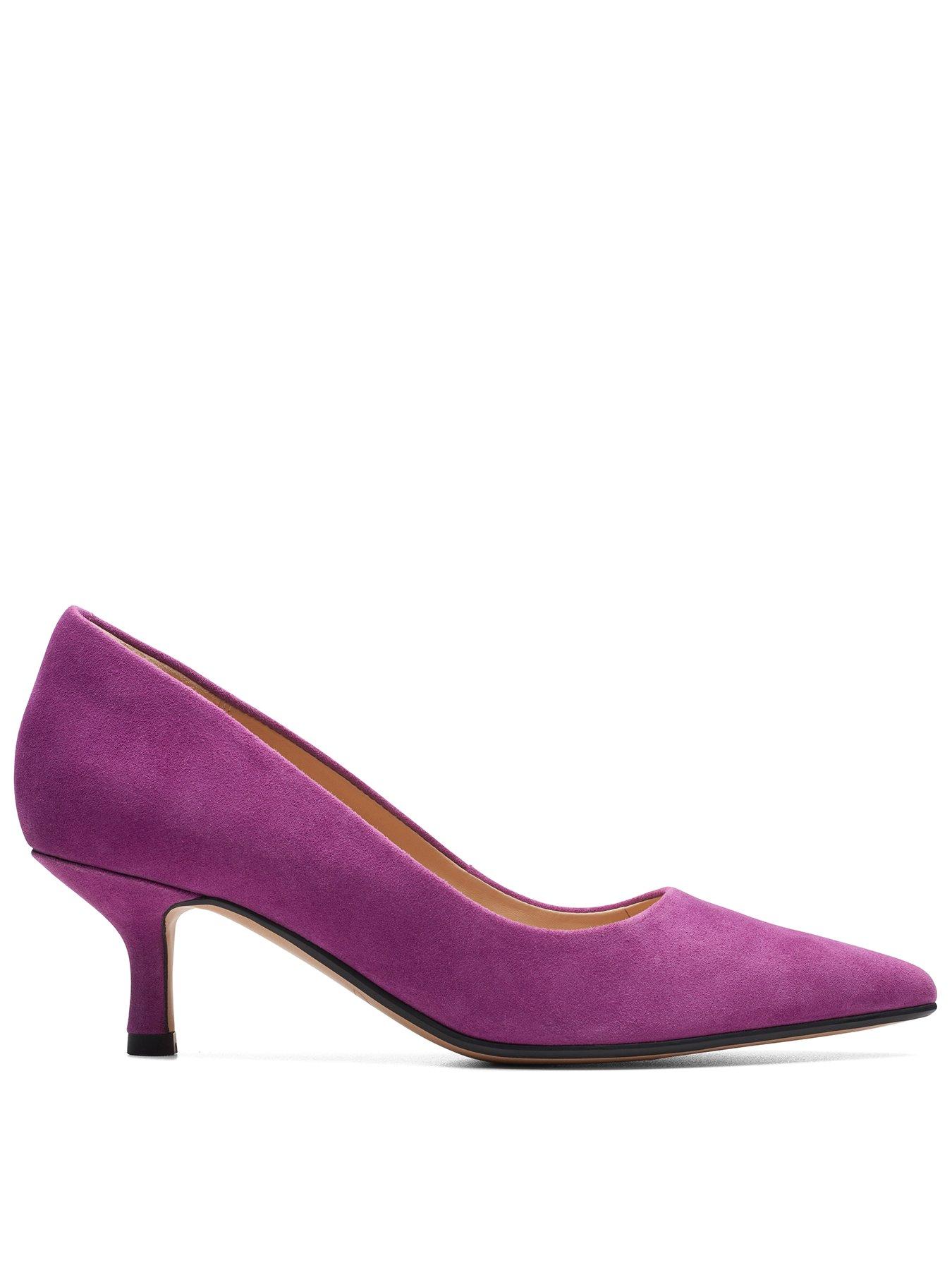 Clarks shoes best sale womens purple