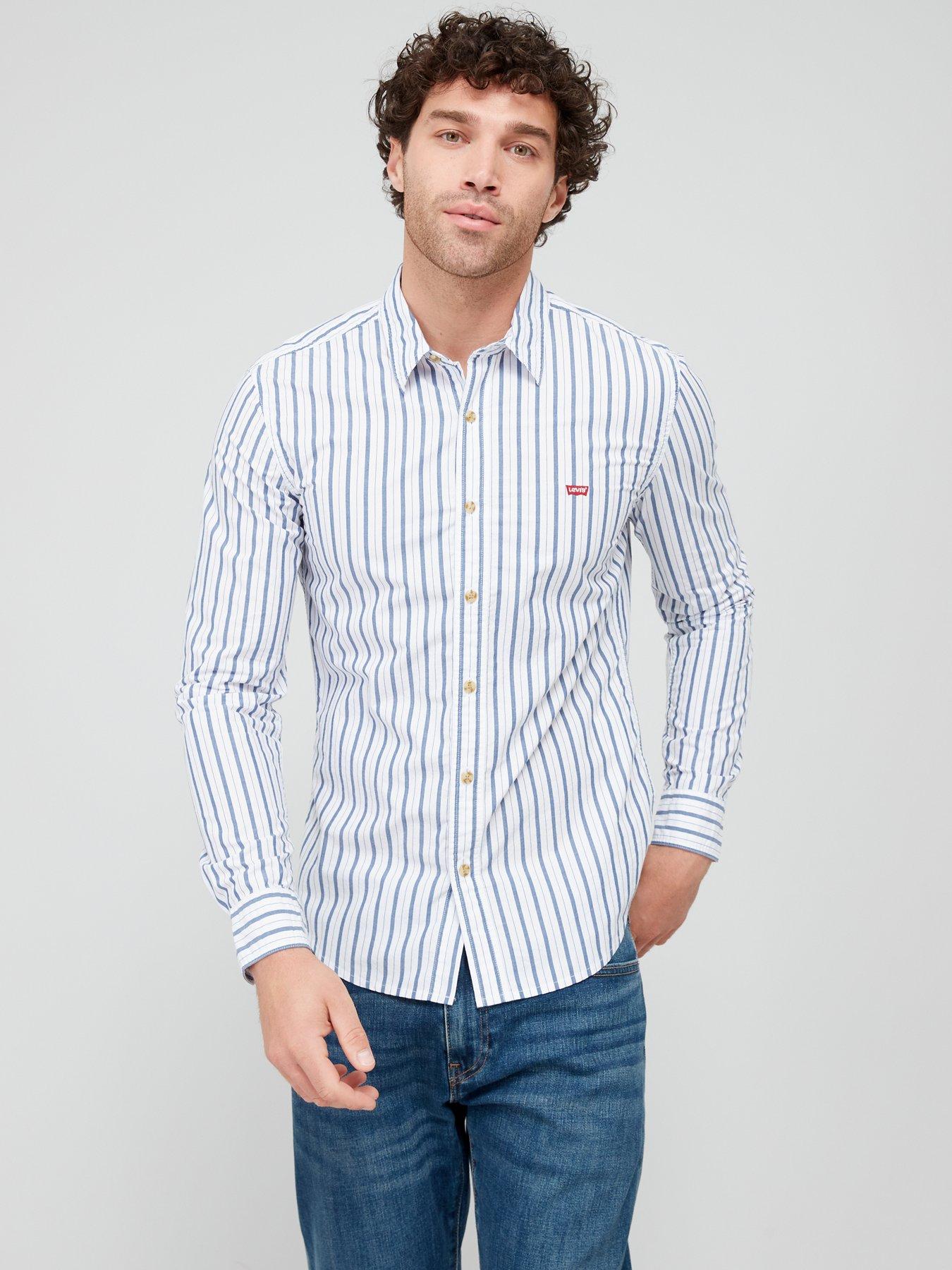 Levis plain best sale shirts