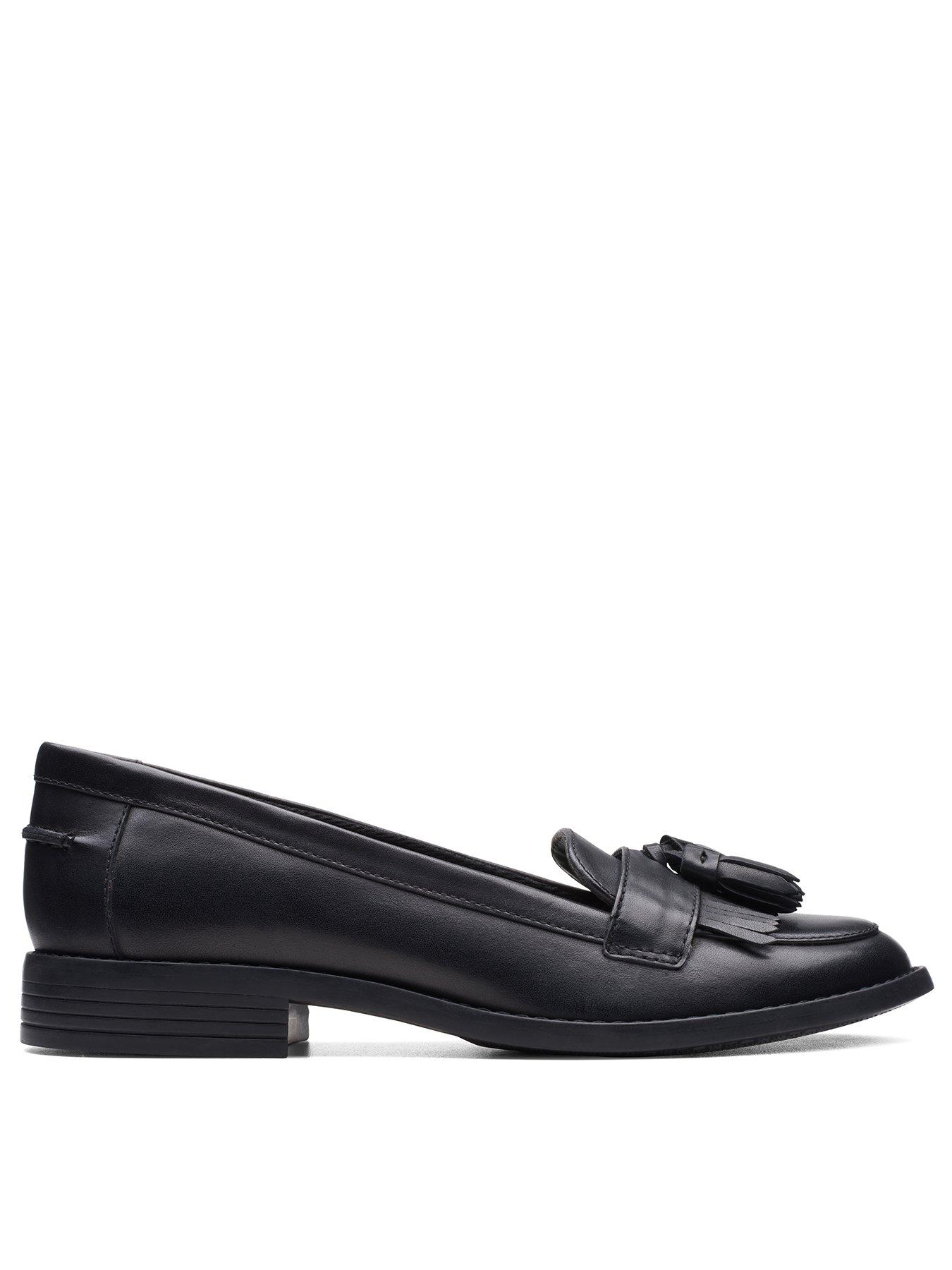 Clarks Camzin Angelica Shoes Black Leather very