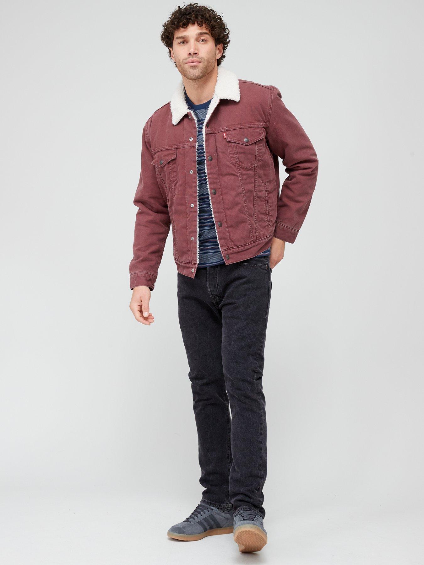 Levis sherpa jacket clearance mens sale