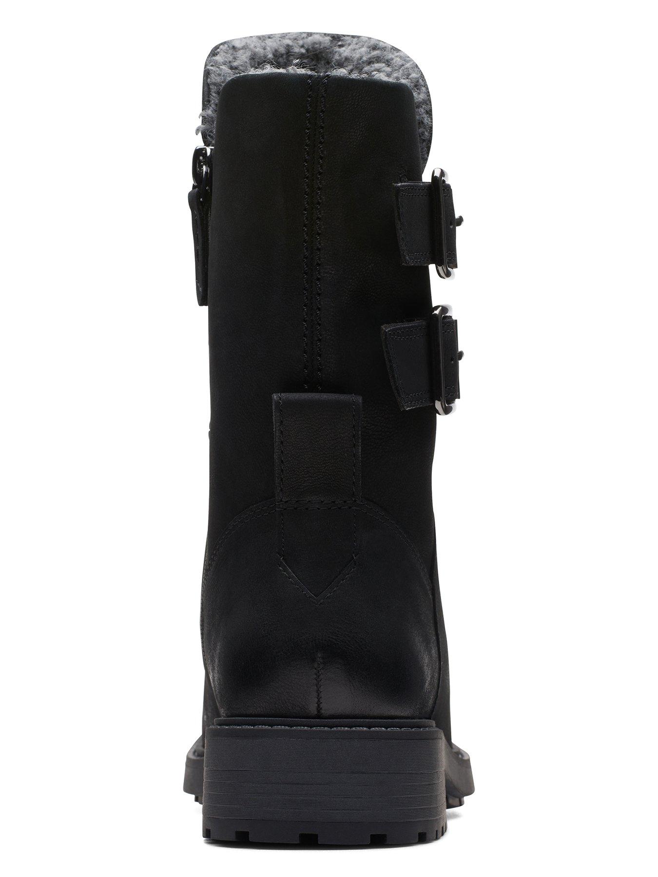 Clarks orinoco boots store black