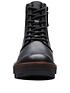 image of clarks-oriannaw-lace-boots-black-leather