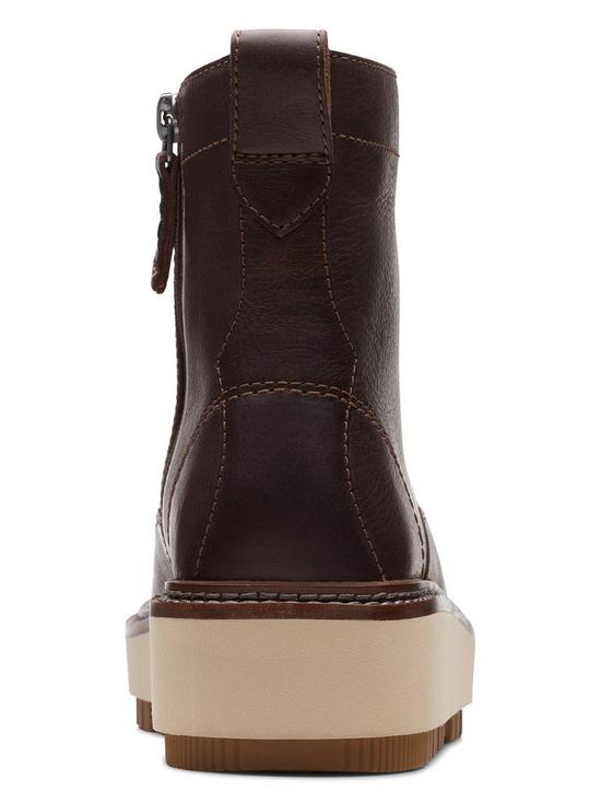 stillFront image of clarks-oriannaw-lace-boots-dark-brown-lea
