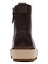  image of clarks-oriannaw-lace-boots-dark-brown-lea