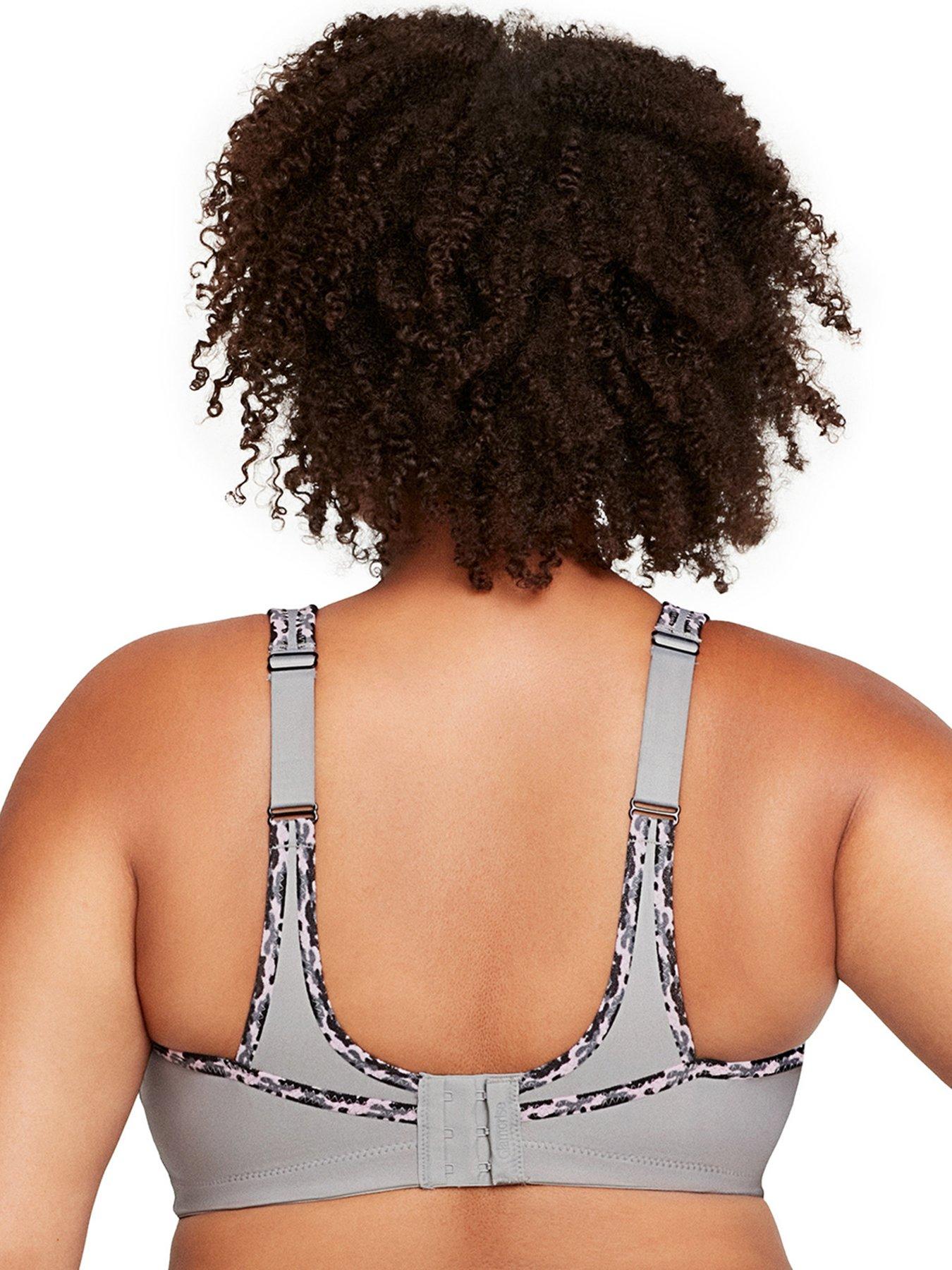 Image 2 of 6 of Glamorise 1066 Sport Bra - Grey