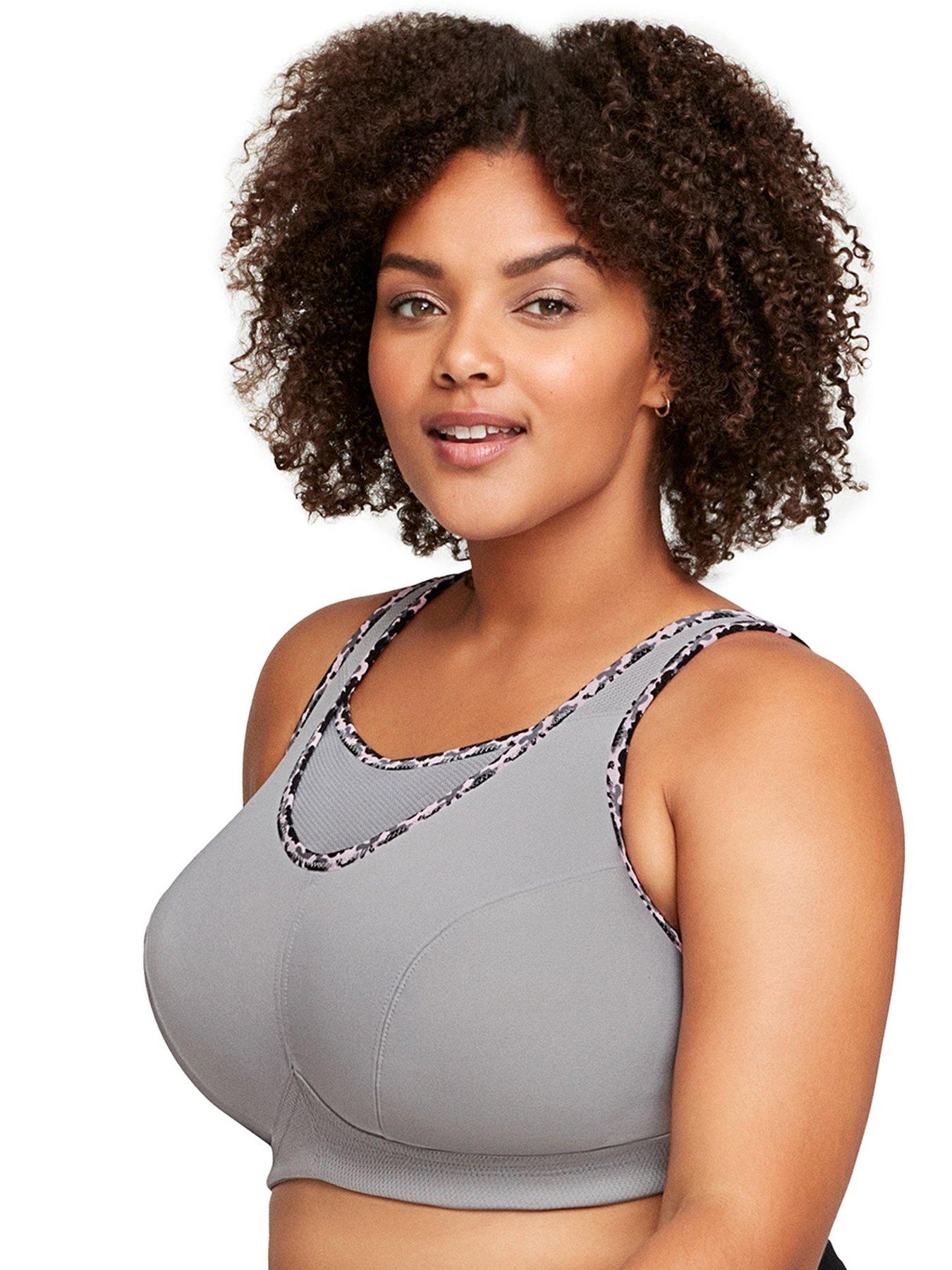 Glamorise 1066 Sport Bra - Grey