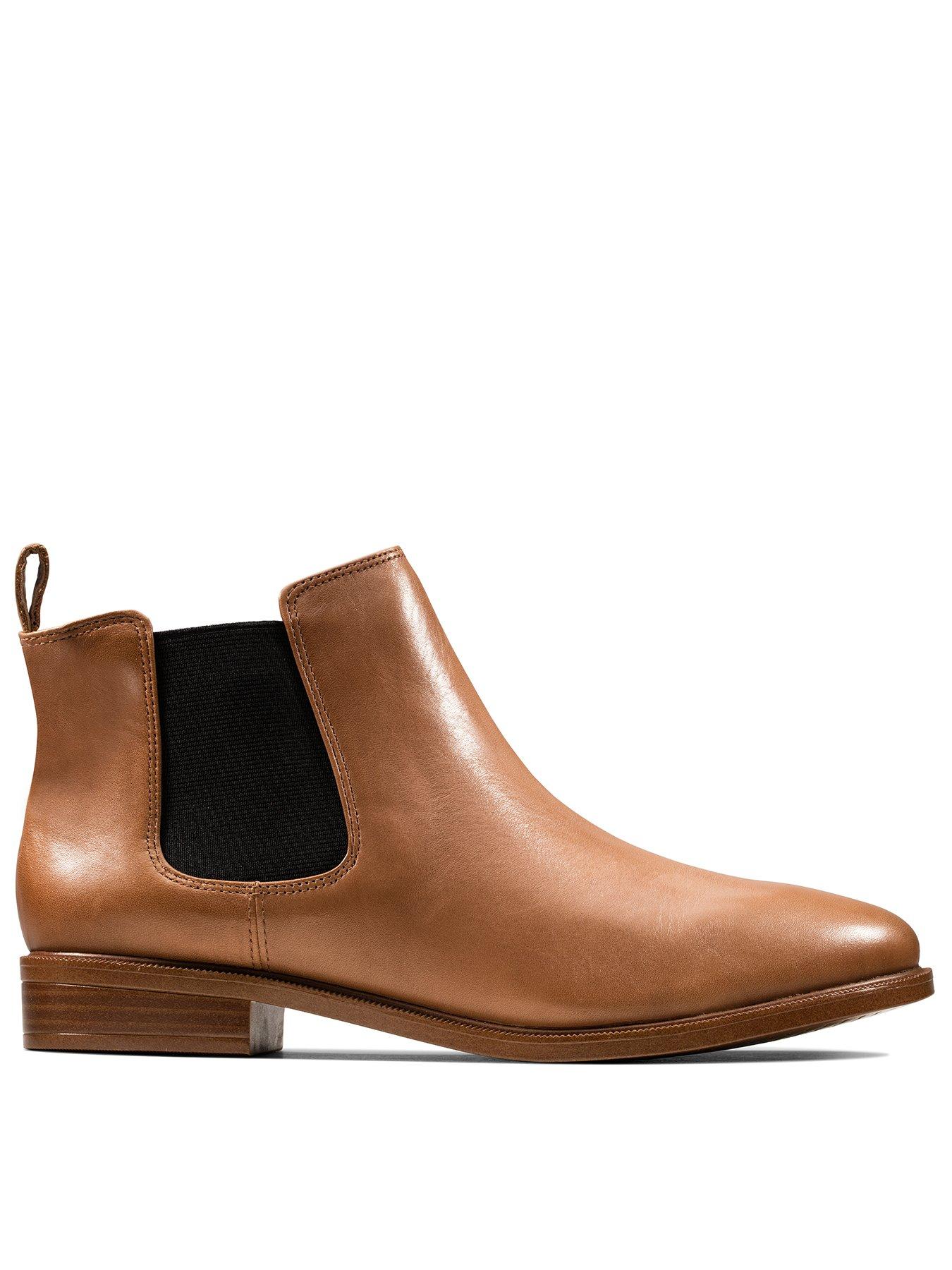 Clarks wide shop fit boots