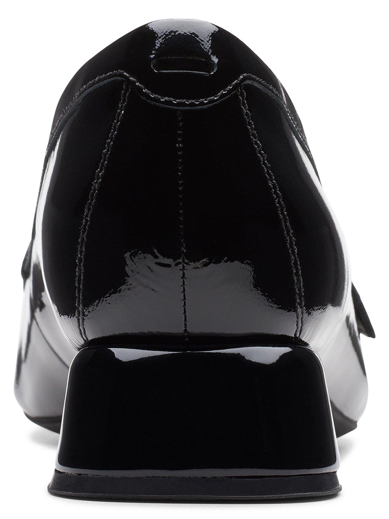 Clarks Daiss30 Trim Shoes - Black Pat | very.co.uk