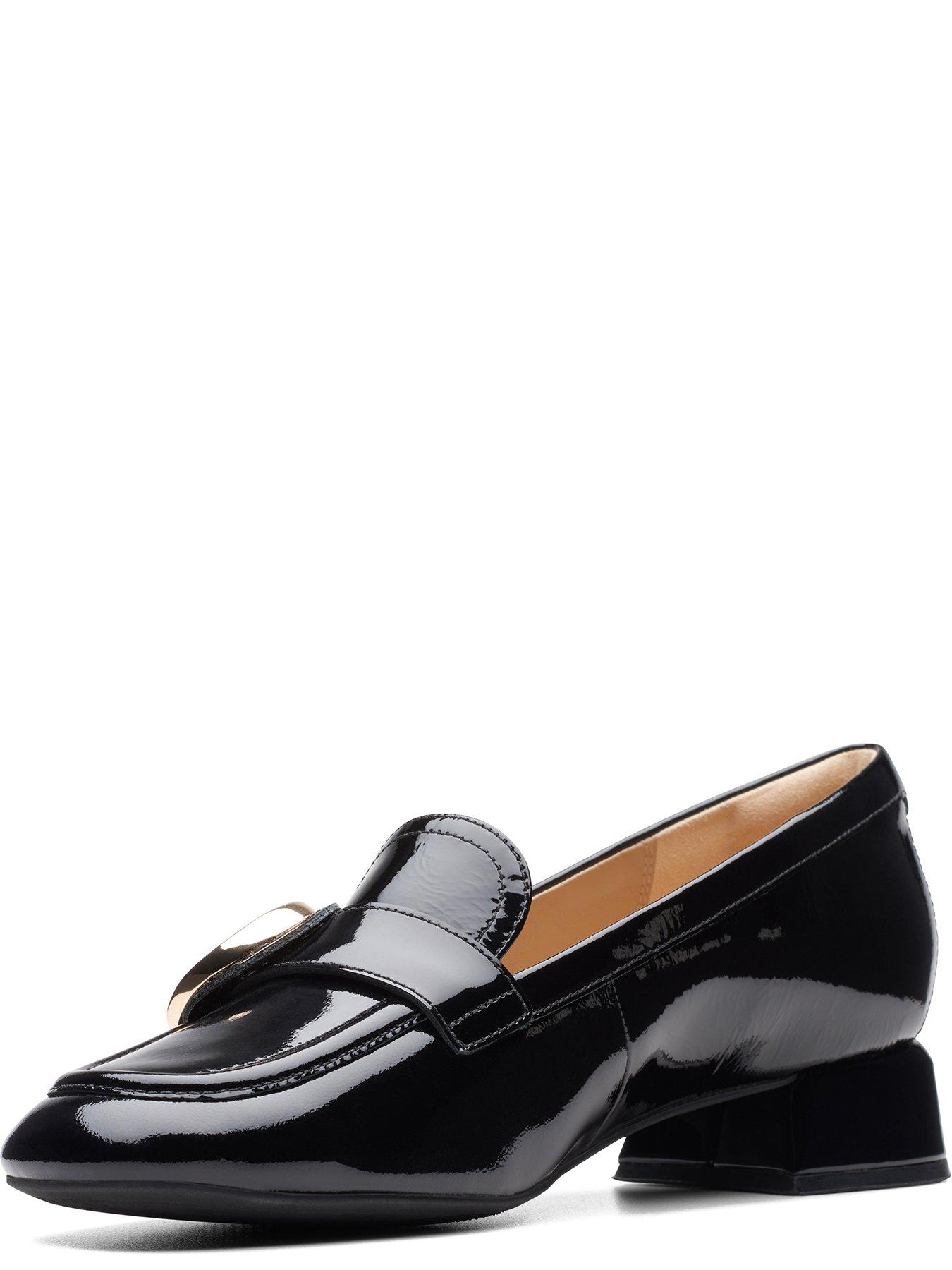 Clarks Daiss30 Trim Shoes - Black Pat | Very.co.uk