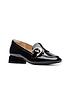  image of clarks-daiss30-trim-shoes-black-pat