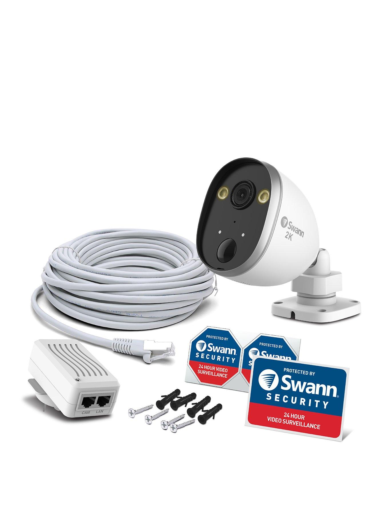 Product photograph of Swann Spotlight Gen2 2k Outdoor Security Camera - 1 Pack from very.co.uk