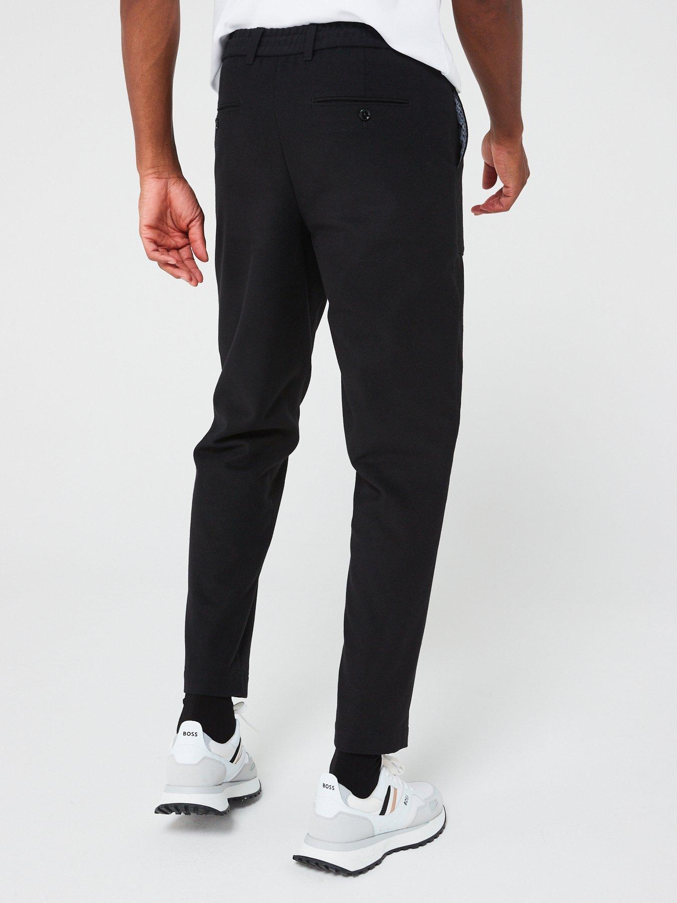 BOSS C-perin-ds-patch-234 Trousers - Black | Very.co.uk