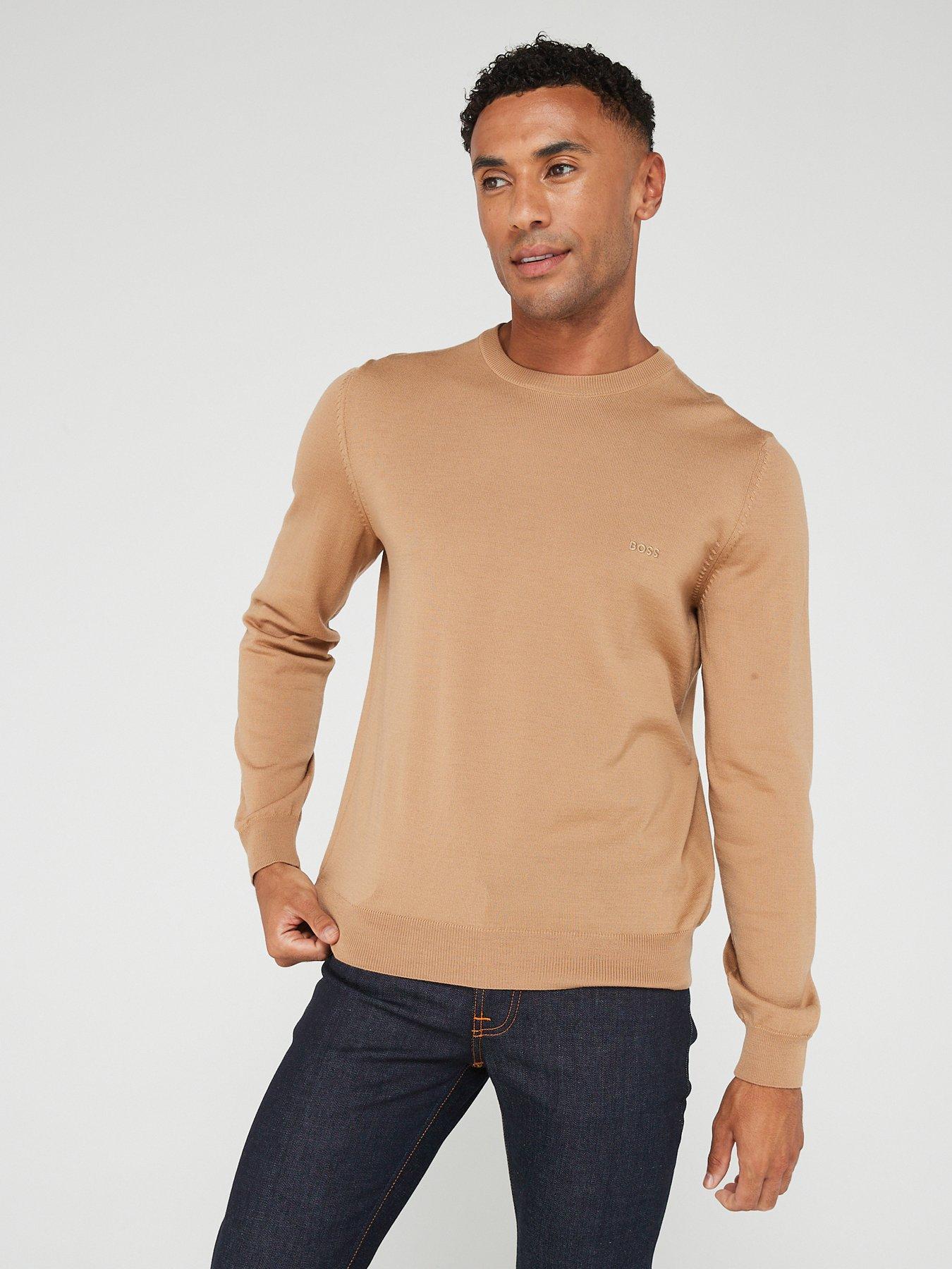 Botto-l Crew Neck Jumper - Dark Beige