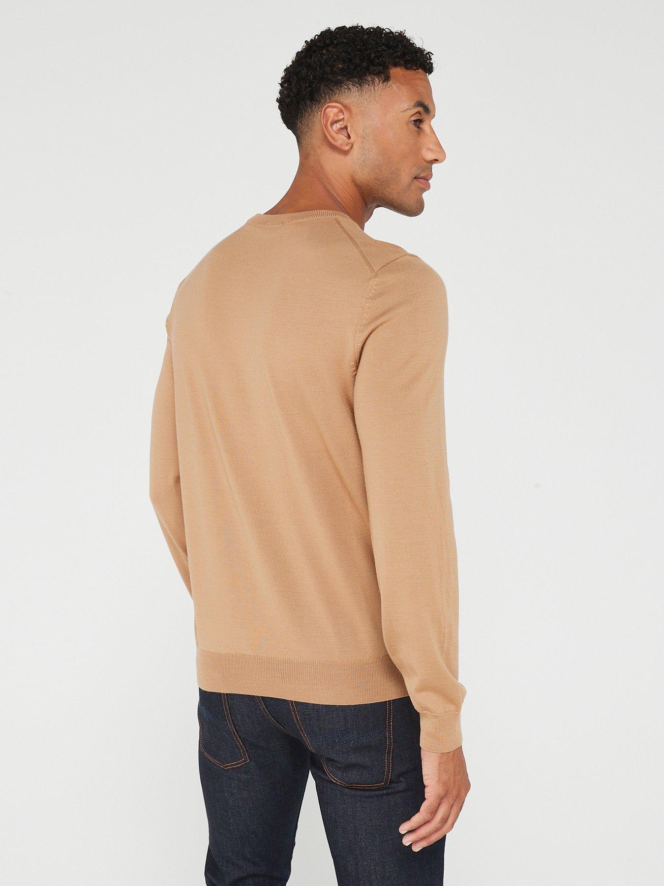 Botto-l Crew Neck Jumper - Dark Beige