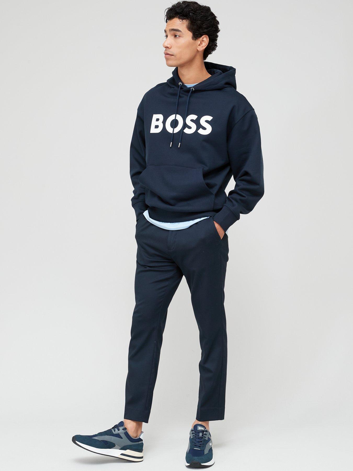 Navy blue deals hugo boss hoodie