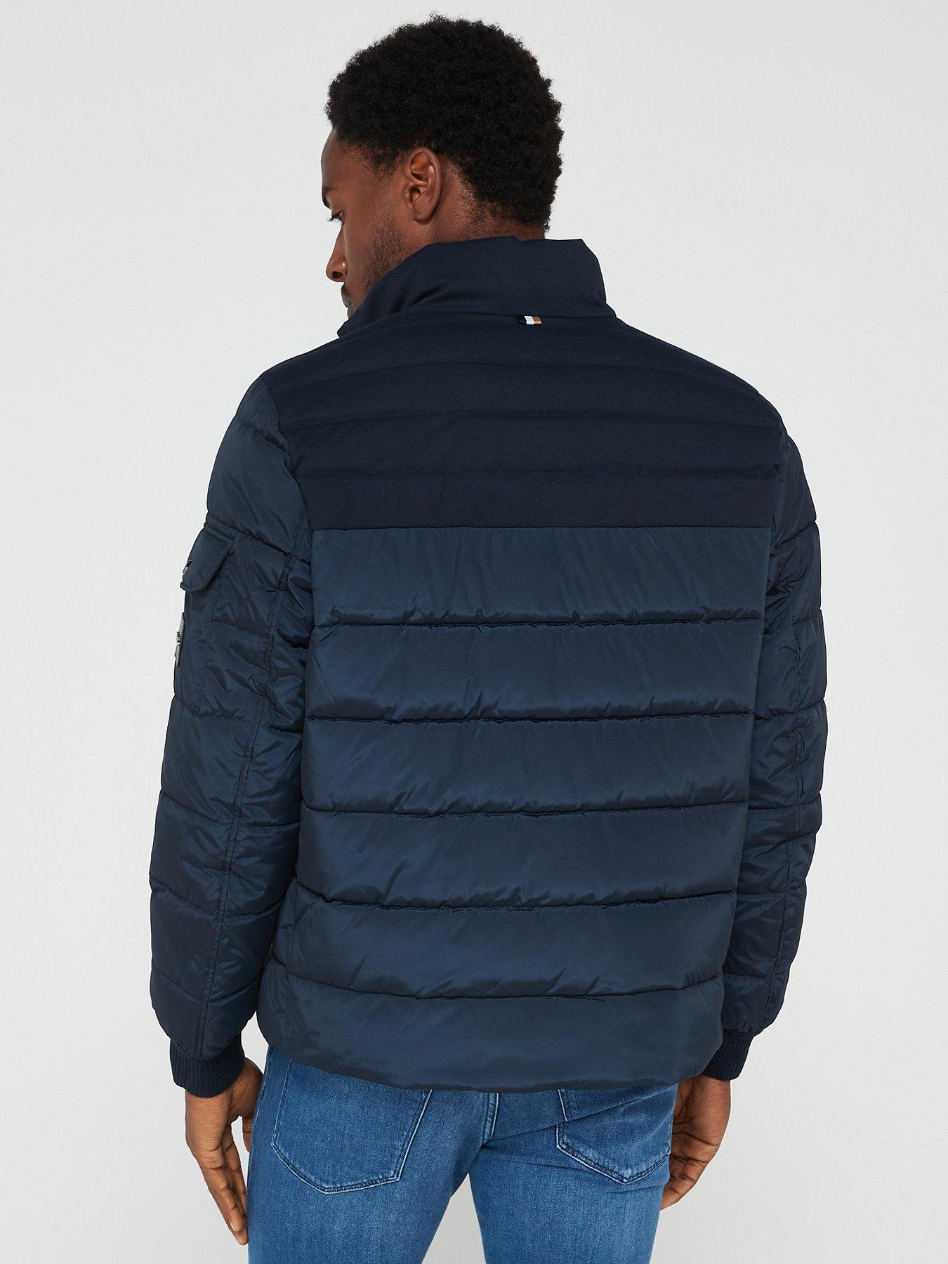 BOSS Cerulio Padded Jacket - Dark Blue | very.co.uk