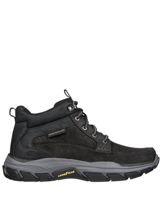 front image of skechers-relaxed-fit-respected-boswell-mid-top-leather-boots