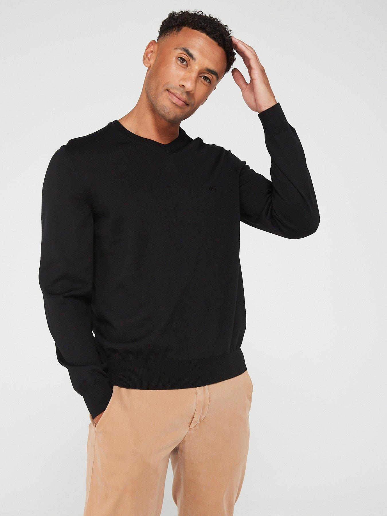 Boss v outlet neck jumper