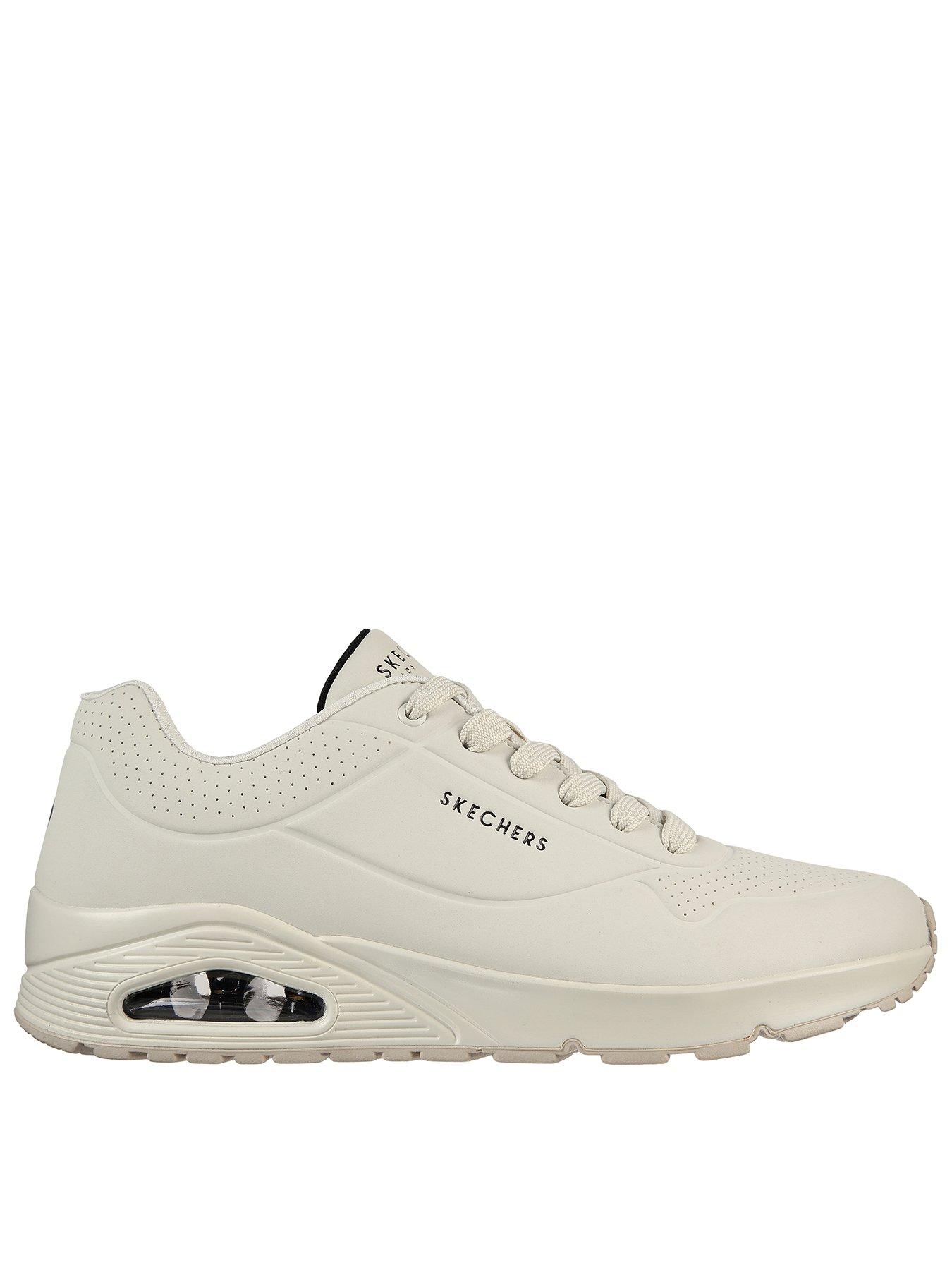 Off top white skechers