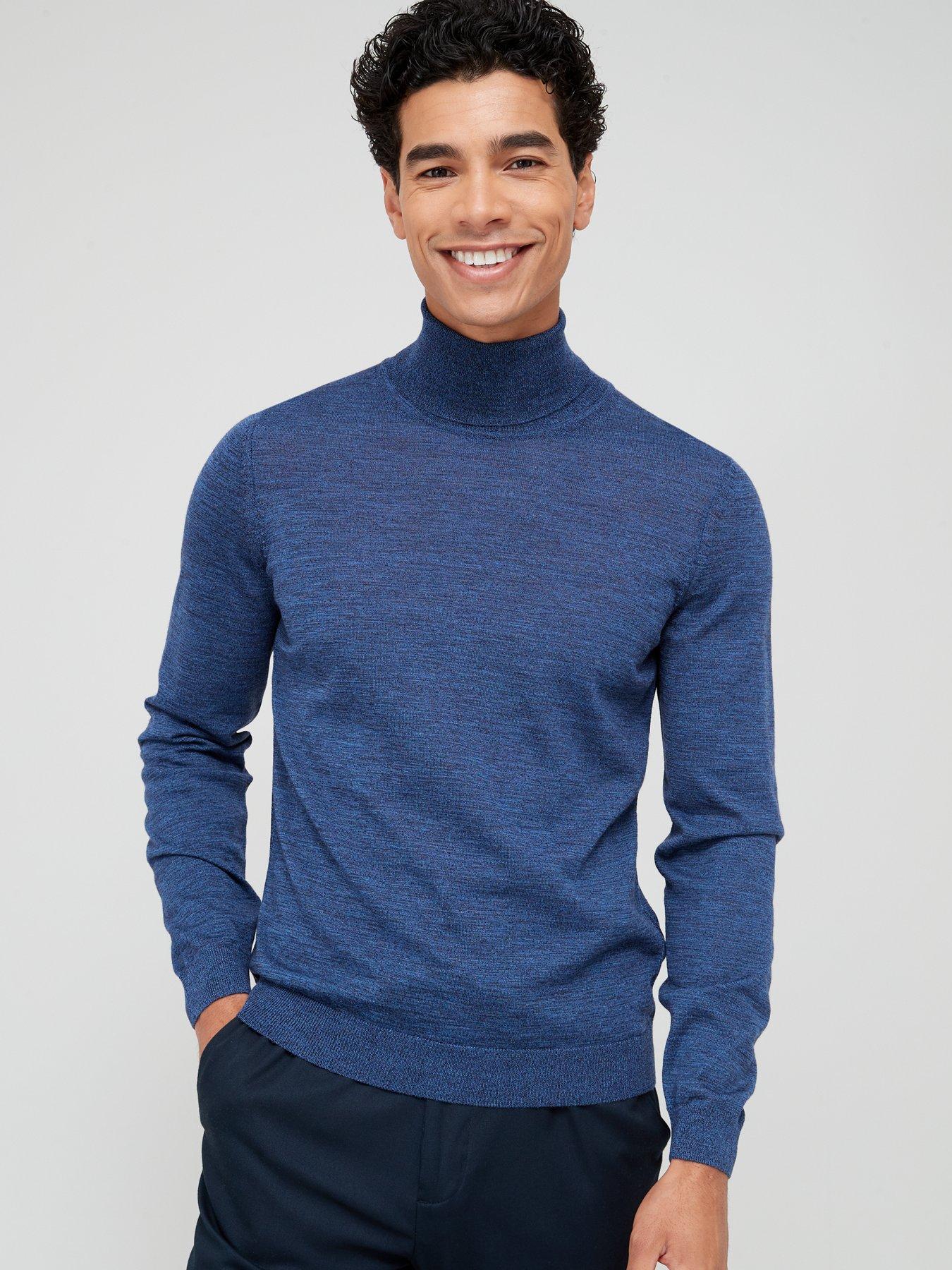 Boss roll neck outlet jumper