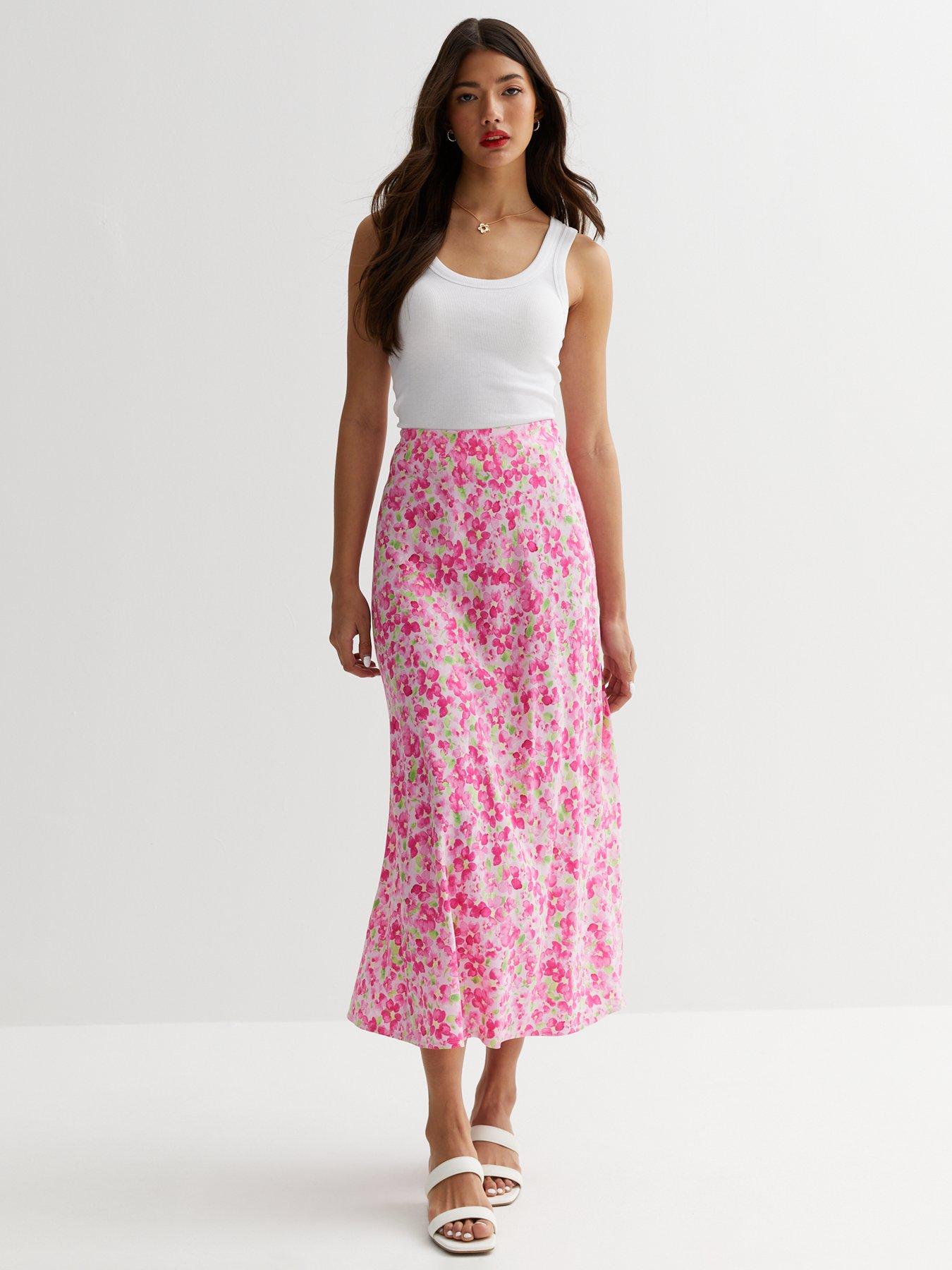 New look 2024 floral maxi skirt