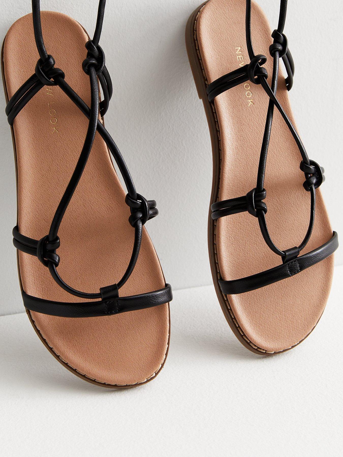 Strappy footbed hot sale sandals